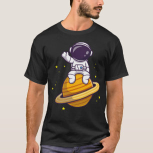 Camiseta Astronauta de desenho animado