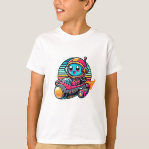 Camiseta Astronauta de desenho animado