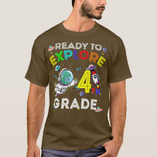 Camiseta Astronauta De Dino Espacial Pronta Para Eplorar O