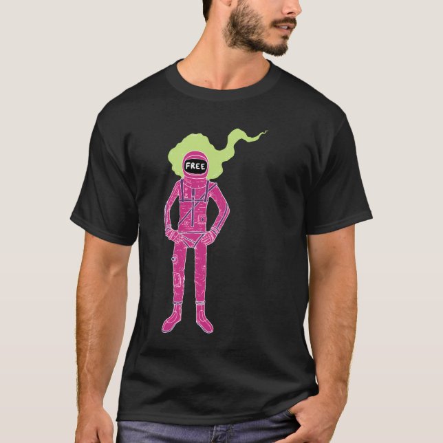 Camiseta Astronauta de Fogo (Frente)