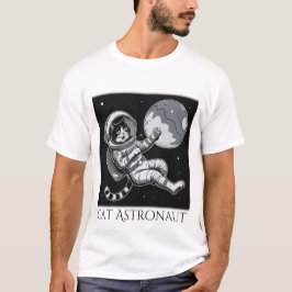 Camiseta Astronauta de Gato