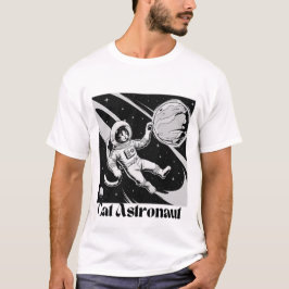 Camiseta Astronauta de Gato