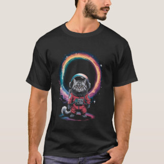 Camiseta Astronauta de Gato Astronomia Astrofísica Cientist