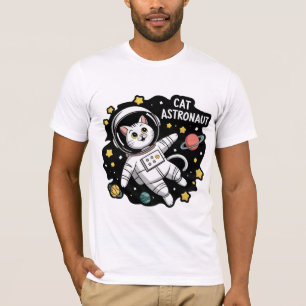 Camiseta Astronauta de Gato Bonito