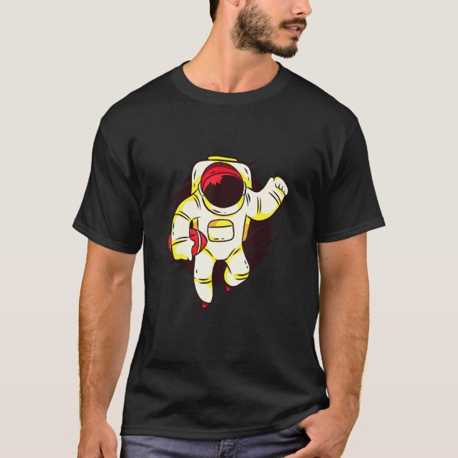 Camiseta Astronauta de Gridiron - Rugby Americano Cosmona (Frente)