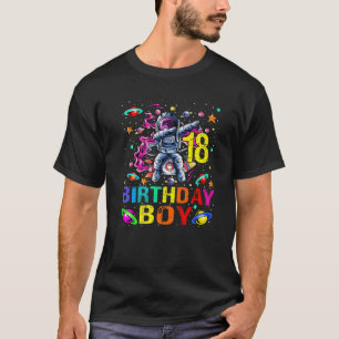 Camiseta Astronauta De Menino De 18 Anos Astronauta Do 18º 