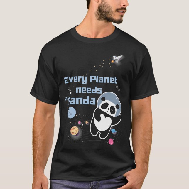Camiseta Astronauta de Panda (Frente)