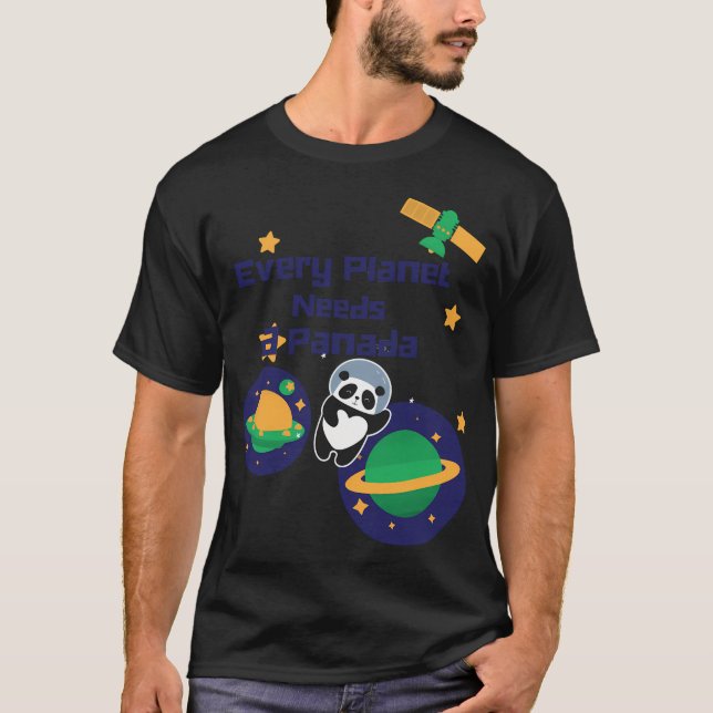 Camiseta Astronauta de Panda (Frente)