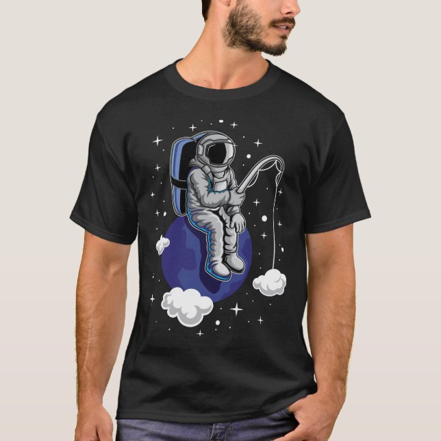 Camiseta Astronauta de Pesca (Frente)