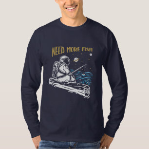 Camiseta Astronauta de Pesca