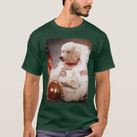 Astronauta de Poodle Engraçado Missão Espacial da