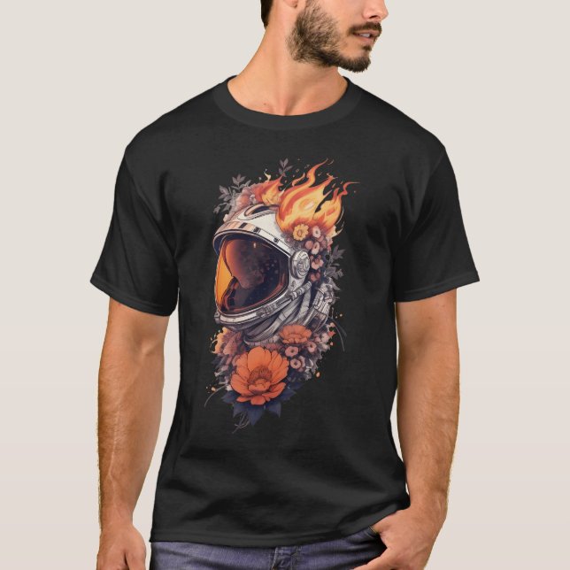 Camiseta Astronauta de Queima 1 (Frente)