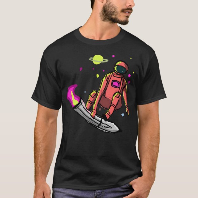 Camiseta Astronauta de Skating (Frente)