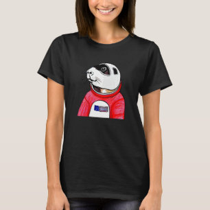 Camiseta Astronauta de Suíno-guaxinim-caverna, Lover Premiu