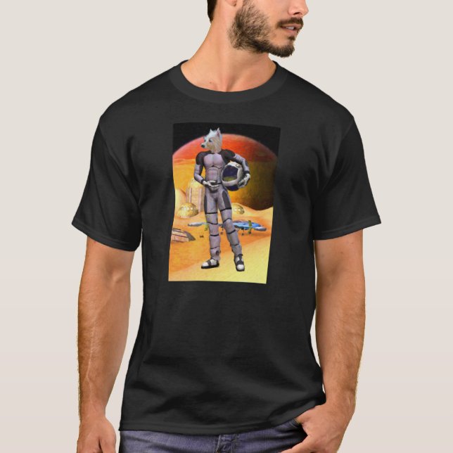 Camiseta Astronauta de Terrier (Frente)