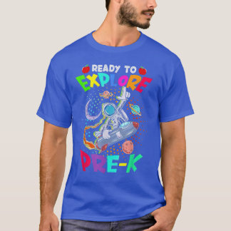 Camiseta Astronauta De Volta À Escola Pronta Para Executar