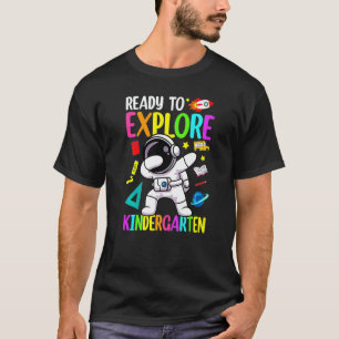 Camiseta Astronauta De Volta À Escola Pronta Para Explorar 