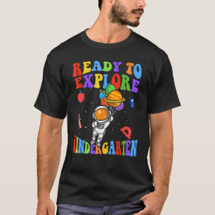 Camiseta Astronauta De Volta À Escola Pronta Para Explorar