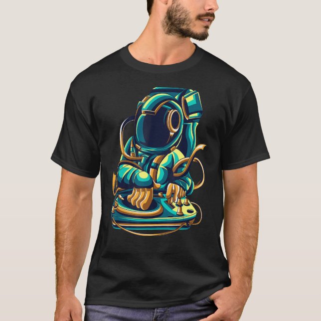 Camiseta Astronauta DJ (Frente)