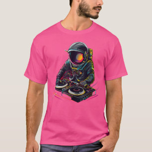 Camiseta Astronauta Dj. Astronauta Dj-Ing No Espaço