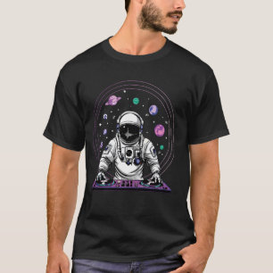 Camiseta Astronauta DJ Music Rave Duro Techno Raver Da