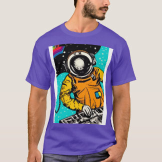 Camiseta Astronauta DJ No Espaço 3