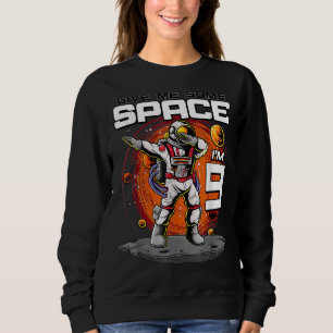 Camiseta Astronauta do 9º aniversário me dá espaço Eu tenho