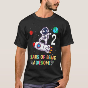 Camiseta Astronauta do Astronauta de Astronauta com 2 Anos 