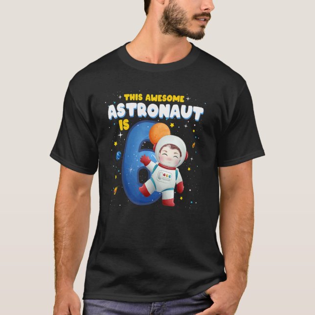 Camiseta Astronauta do Astronauta do Astronauta Exterior de (Frente)