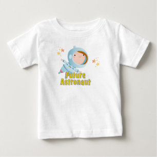 Camiseta Astronauta do Bebê (menina) Astronauta Futuro