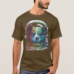 Camiseta Astronauta do Cachorro do Cachorro do Lover Corgi