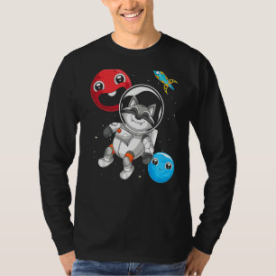 Camiseta Astronauta do Campo Espacial de Panda