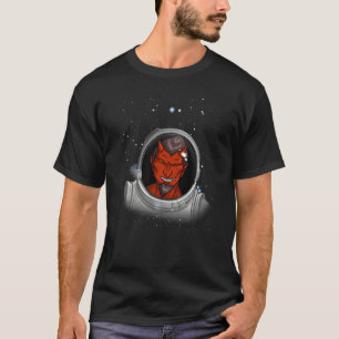 Camiseta Astronauta do Diabo oculta Astronauta do Demônio d