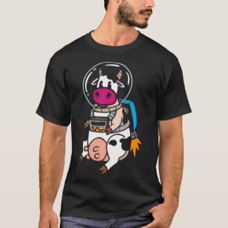Camiseta Astronauta do Espaço de Vaca
