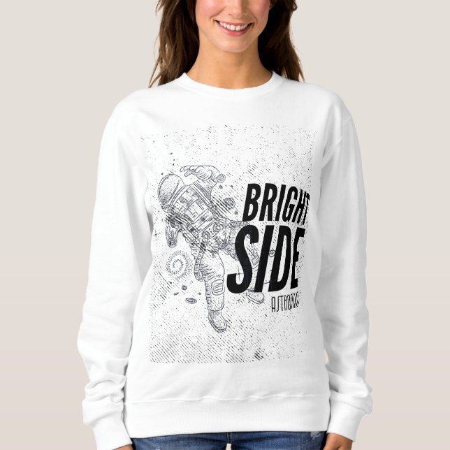 CAMISETA ASTRONAUTA DO LADO BRILHO (Frente)