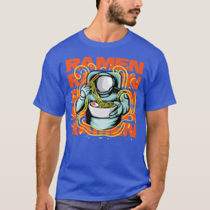 Camiseta Astronauta Do Lover Da Sopa De Noodle Japonesa No