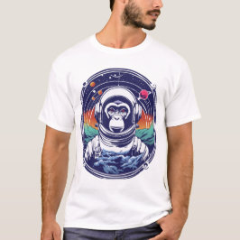 Camiseta Astronauta do Macaco Espacial
