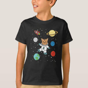 Camiseta Astronauta do Planeta Terra Marte