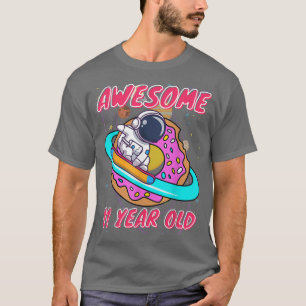Camiseta Astronauta do Space Boy incrível aos 11 anos de id