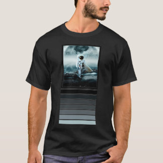 Camiseta Astronauta do Surfista da Lua