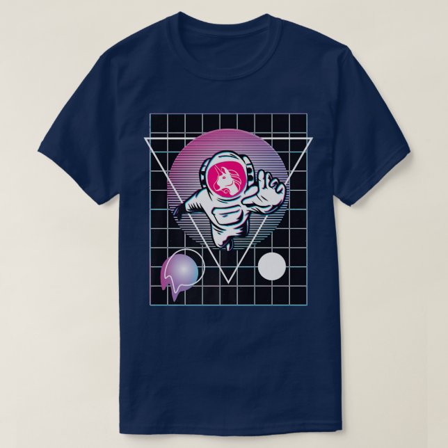 Camiseta Astronauta do Uniswap (Frente do Design)