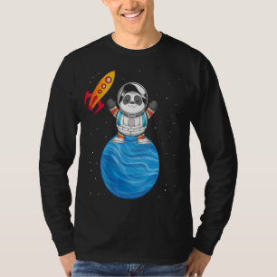 Camiseta Astronauta do Viagem do Espaço Animal Chinês