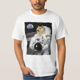 Camiseta Astronauta doogecoina até a lua
