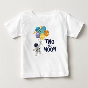 Camiseta Astronauta dos Planetas Espaciais do Menino de Ani