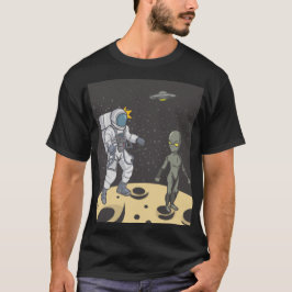 Camiseta Astronauta e alienígena