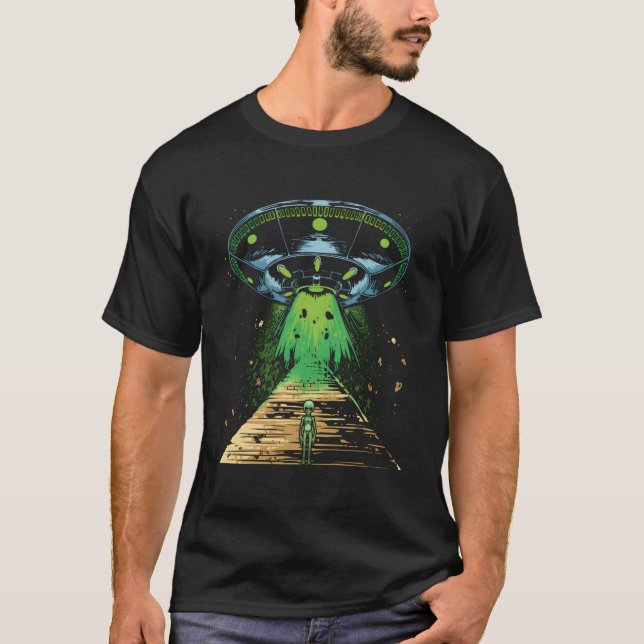 Camiseta Astronauta Egípcio Alien Extraterrestre Egito Pir (Frente)