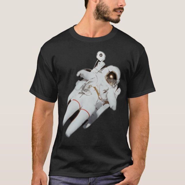 Camiseta Astronauta Em Grande Espaço (Frente)