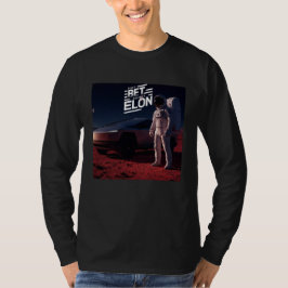 Camiseta Astronauta em Marte com Caminhão Elétrico Futurist