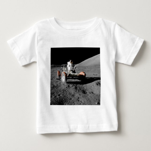 Camiseta Astronauta em Moon Rover durante Missão Apollo 17 (Frente)