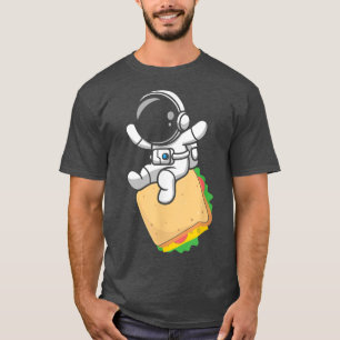 Camiseta Astronauta em Sandwich, Sanduíches Astronômicas Fo
